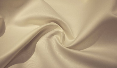 Сатен  не стрейч  молочный  СТ-038/1