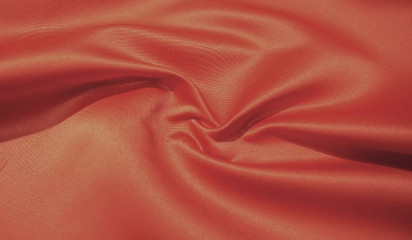 Сатен  не стрейч  коралловый  СТ-038/2