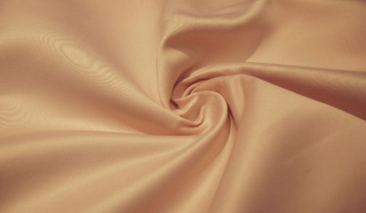 Сатен  не стрейч персиковый  СТ-038/6