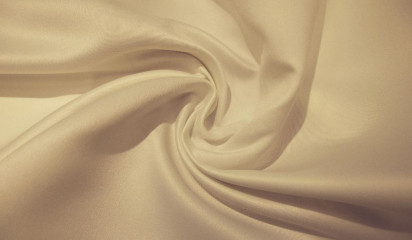 Сатен  не стрейч  молочный СТ-038/16