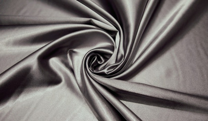 Атлас стрейч серо-фиолетовый  А - 011/4