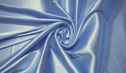 Атлас стрейч голубой  А - 011/7