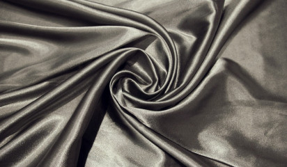 Атлас стрейч серый  А - 011/18