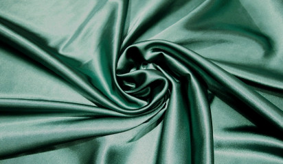 Атлас стрейч зеленый  А - 011/24