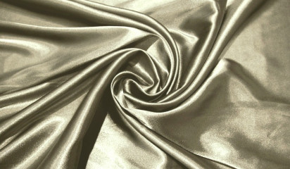 Атлас стрейч серо-бежевый  А - 011/25