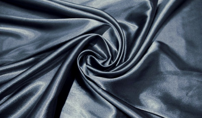 Атлас стрейч серый  А - 011/31