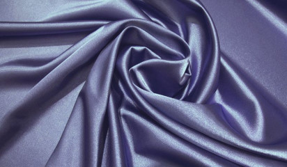 Атлас стрейч фиолетовый  А - 011/34