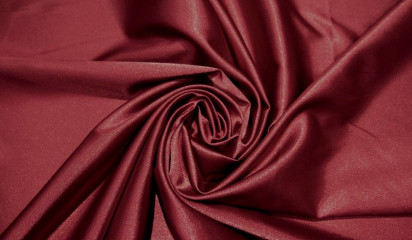 Атлас стрейч бордовый  А - 011/36