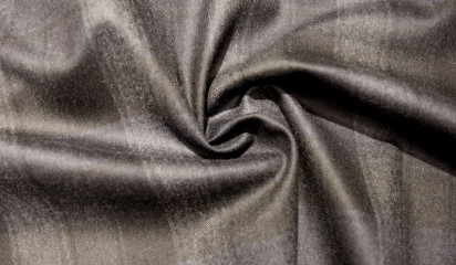 Костюмная ткань серая в клетку КМ - 1240