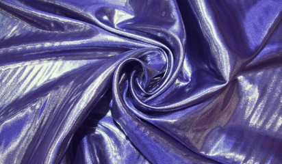 Атлас  фиолетовый с  серебряным напылением  А - 066/9