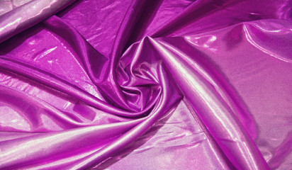 Атлас розовый  с напылением  переходной А - 102/6