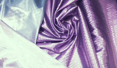 Атлас розовый  с напылением  переходной А - 102/9