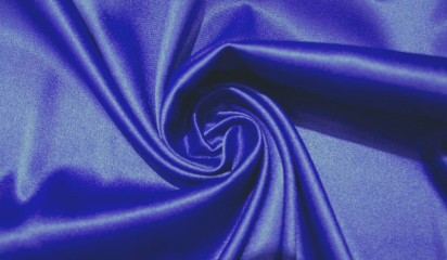 Атлас стрейч  матовый электрик  А - 186/16