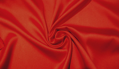 Атлас стрейч  матовый красный  А - 186/13