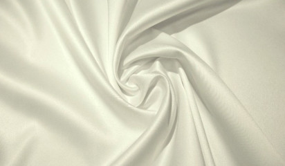 Атлас  стрейч  матовый молочный  А - 186/3