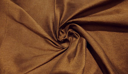 Тафта "ШАНТУН" коричневая ТФ -056/14