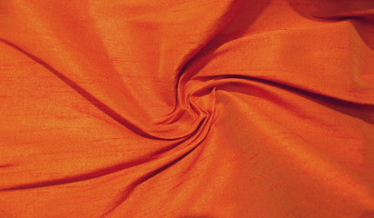 Тафта "ШАНТУН" оранжевая ТФ-056/11