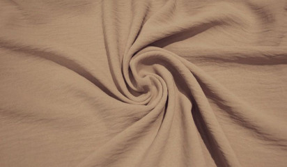 Ткань плательная "Американский креп" бежевая ПЛ - 019/2