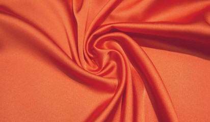 Ткань плательная кораллово-красная ПЛ-010
