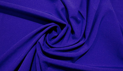 Ткань плательная синяя ПЛ-002