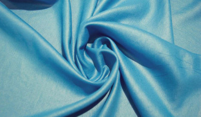 Ткань плательная голубая Ш-252/1