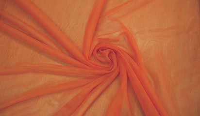 Сетка декоративная оранжевая С - 055/18