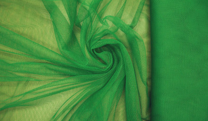 Сетка декоративная зеленая С - 055/39