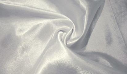 Креп-сатин белый  КС - 001/8