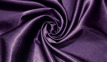 Креп-сатин фиолетовый  КС - 001/15