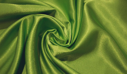 Креп-сатин салатовый  КС - 001/16
