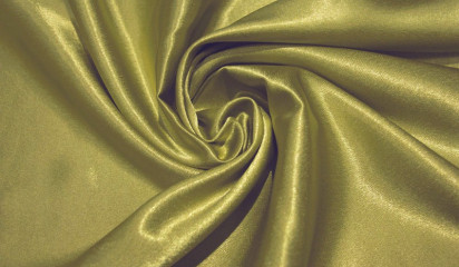 Креп-сатин зеленый  КС - 001/17