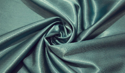 Креп-сатин морская волна  КС - 001/18