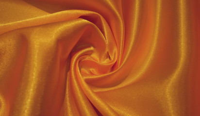 Креп-сатин оранжевый   КС - 001/22