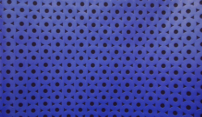 Искусственная кожа искусственная с перфорацией ярко-синяя КЗ - 038/1