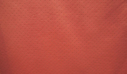 Искусственная кожа перфорированная красная КЗ - 022