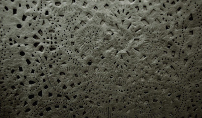 Искусственная кожа перфорированная серая КЗ - 041/2