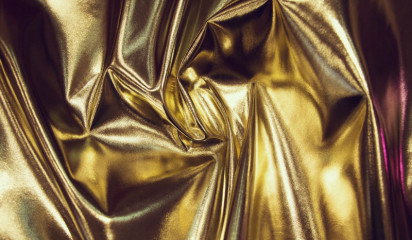 Искусственная кожа золотая КЗ - 033