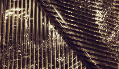 Полиуретан прозрачный в полоску КЛ -001