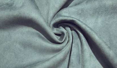 Искусственная замша сине-зеленая ИЗ - 006/7