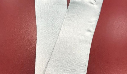 Перчатки атласные белые