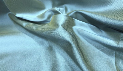 Сатен не стрейч "хамелеон" голубой СТ - 043/2
