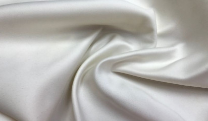 Сатен не стрейч "DUPONT" молочный СТ - 003/3
