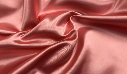 Сатен не стрейч "DUPONT" коралловый  СТ - 003