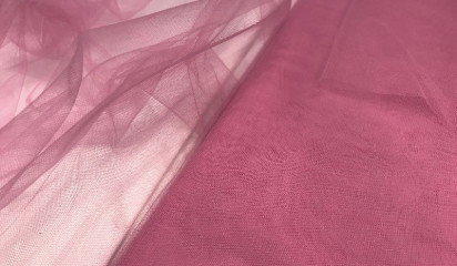 Фатин розовый С - 040/6