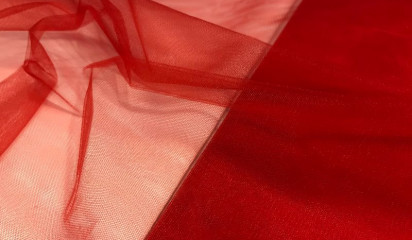 Фатин красный С - 040/14