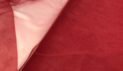 Фатин бордовый С - 040/16