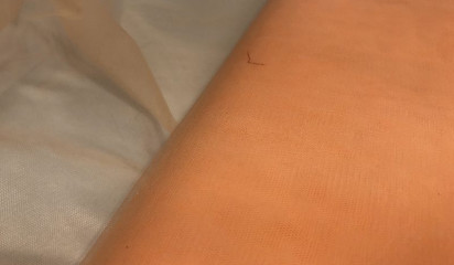 Фатин бледно-оранжевый С - 040/17