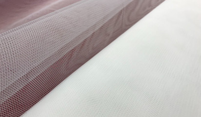 Фатин жесткий белый С - 041/1