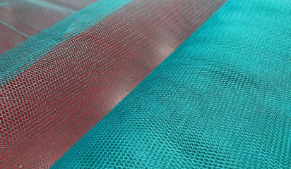 Фатин жесткий бирюзовый С - 041/8