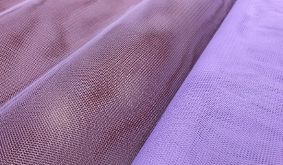 Фатин жесткий лавандовый С - 041/14
